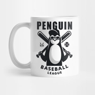 Penguin Baseball Tribute - Penguin Baseball League - Baseball Gift Mug